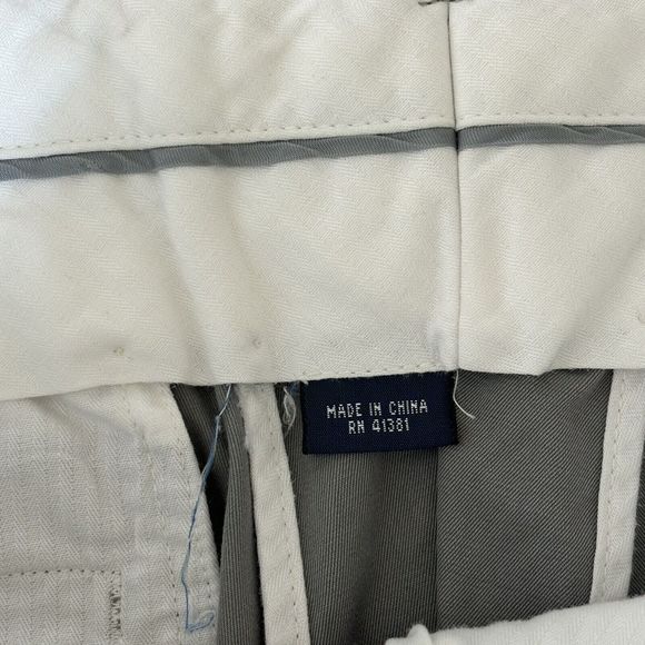 Polo Ralph Lauren Pants Mens 35x30 Measures 34x29 Gray Straight‎ Flat Front - Picture 9 of 12